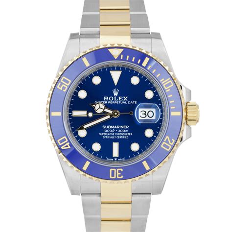 rolex submariner blue gold preis